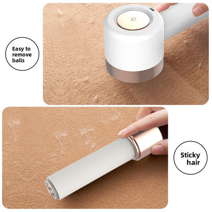 Two-in-one hair ball trimmer