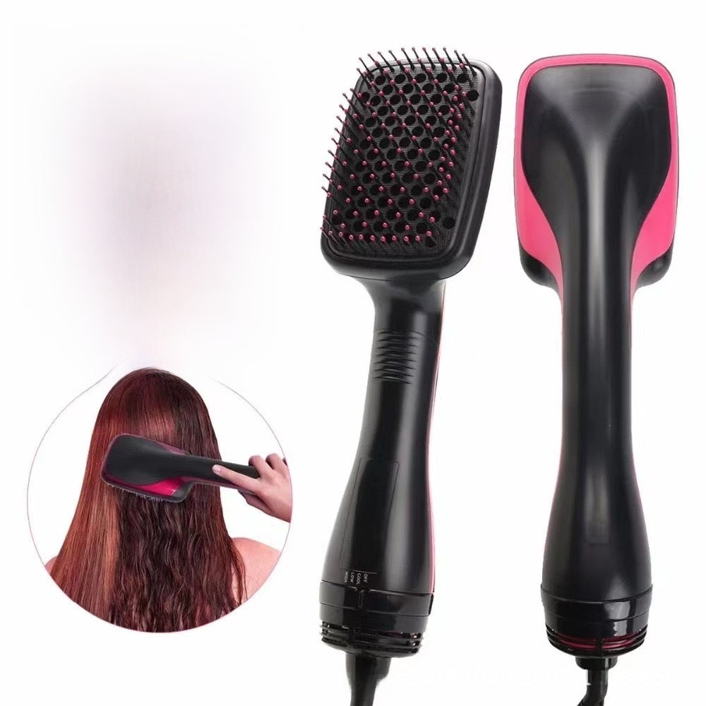 Two-in-One Hot Air Styling Comb for Straight and Curly Hair