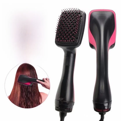 Two-in-One Hot Air Styling Comb for Straight and Curly Hair