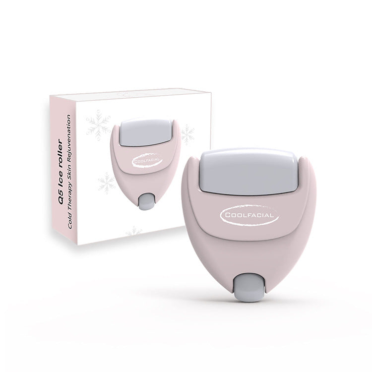 Two-in-one massage heart-shaped ice roller