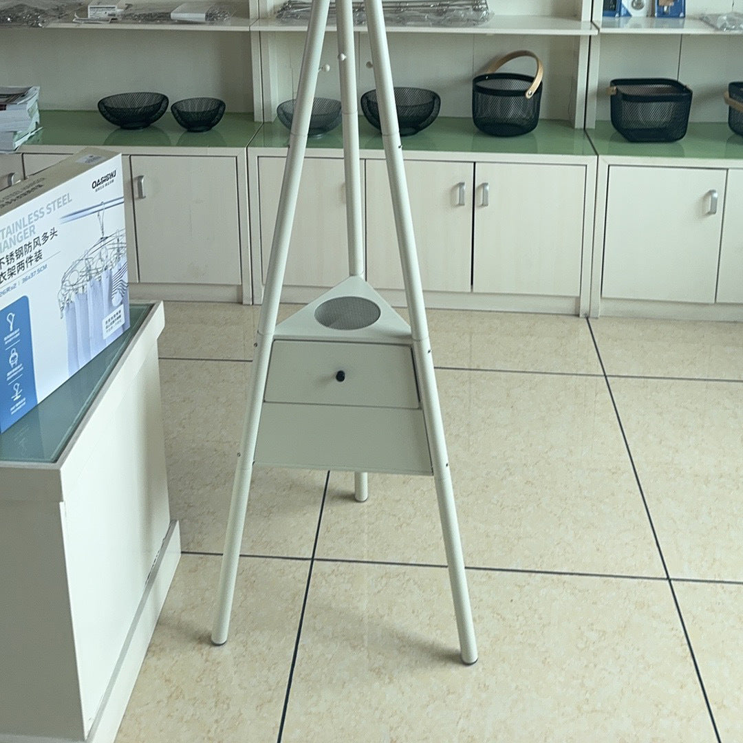 Two-Layer Iron Clothes Rack for Robes and Aromatherapy