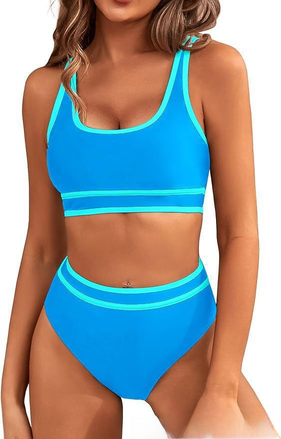 Two-piece bikini women's swimming suit