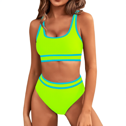 Two-piece bikini women's swimming suit