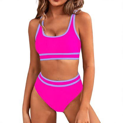 Two-piece bikini women's swimming suit