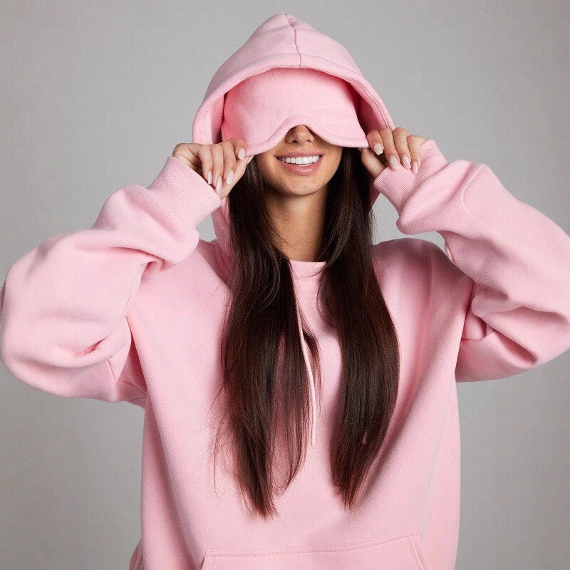 Two-Piece Hooded Sweatshirt and Pants Set