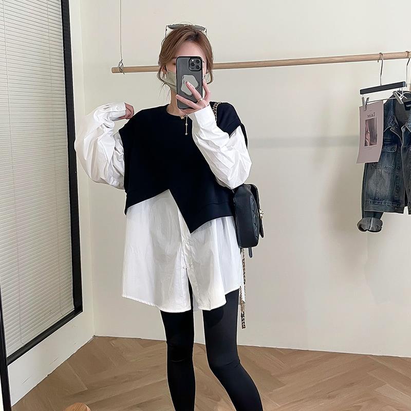 Two-piece long-sleeved shirts