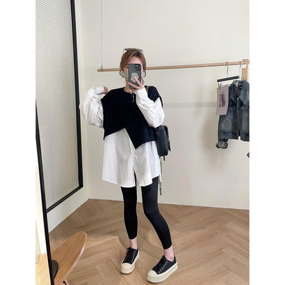 Two-piece long-sleeved shirts