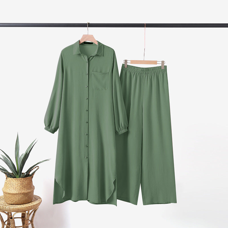 Two-piece Muslim women's clothing set