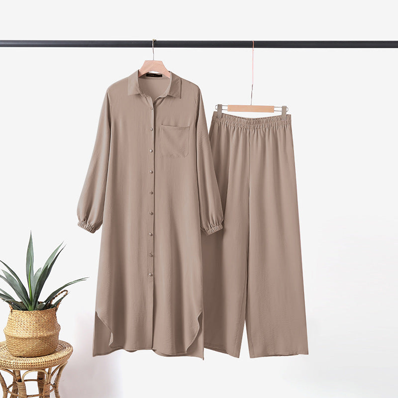 Two-piece Muslim women's clothing set
