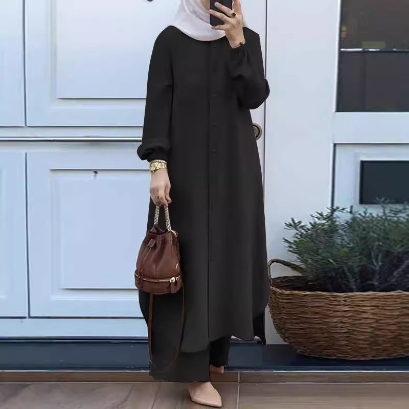 Two-piece Muslim women's clothing set