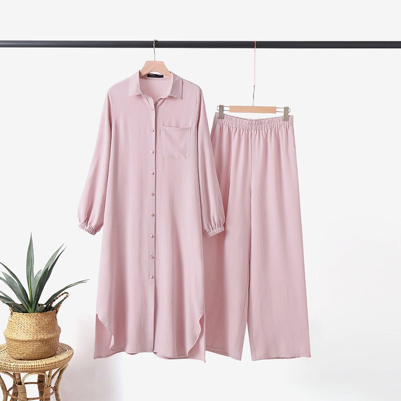 Two-piece Muslim women's clothing set