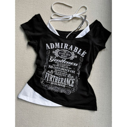 Two-Piece Short-Sleeved T-Shirt