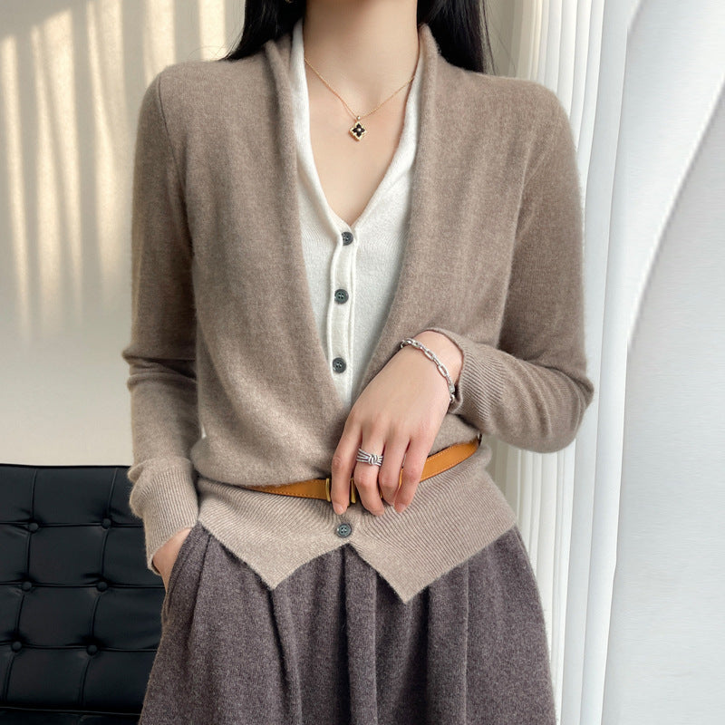 Two-piece sweater cardigan set