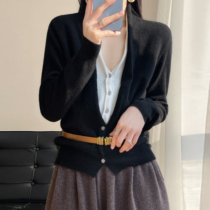 Two-piece sweater cardigan set