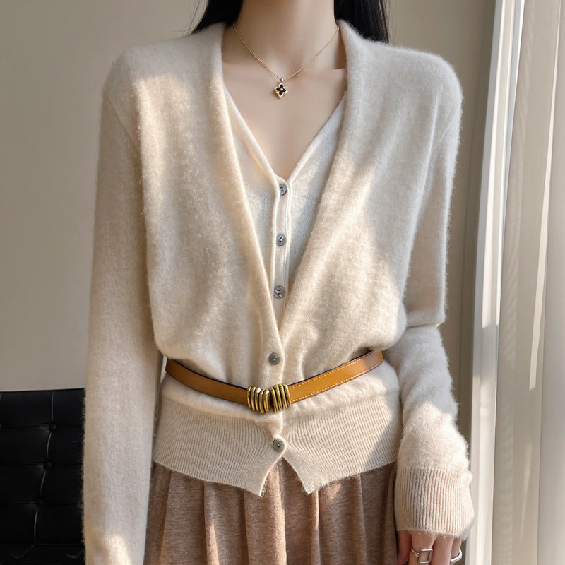 Two-piece sweater cardigan set