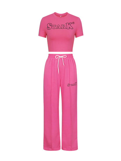 Two-piece T-shirt and top set