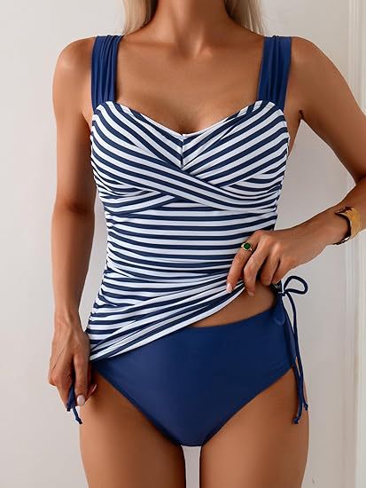 Two-Piece Women's Swimsuit with Floral Print