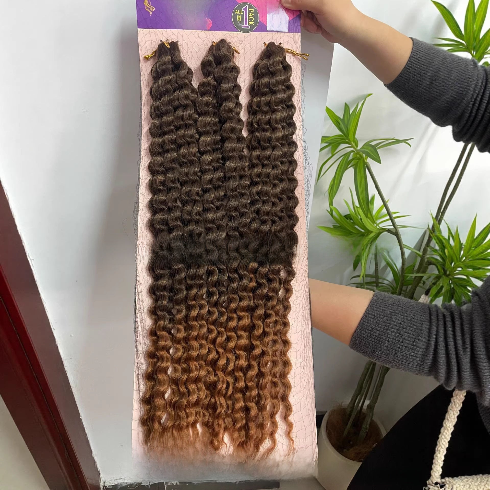 Two-Strand Braided Synthetic Hair Extensions