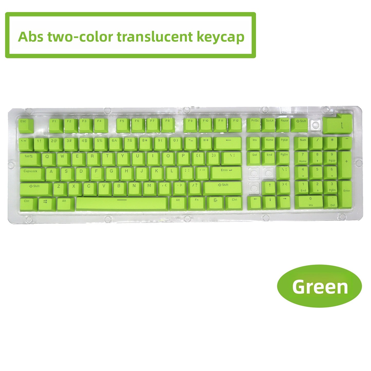 Two-Tone Injection Molded Mechanical Keyboard Keycaps