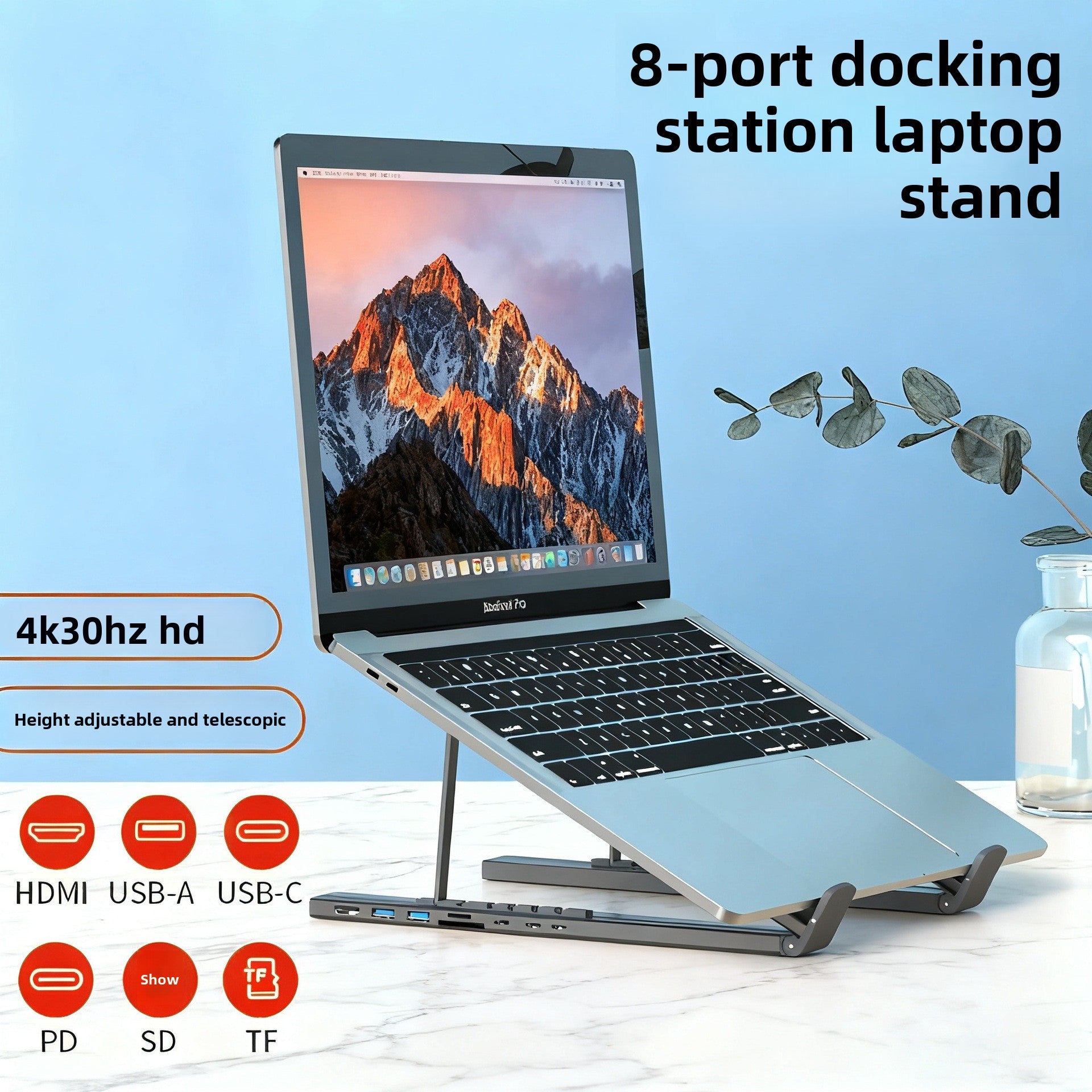 Type-C Docking Station with HDMI 4K and USB 3.0