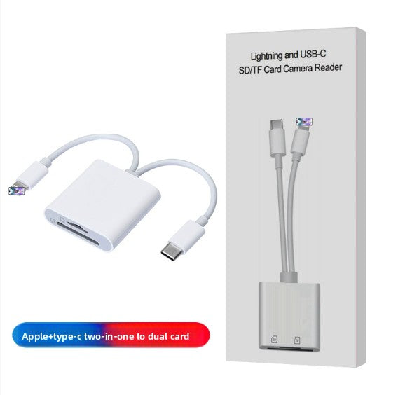 Type-C Multi-Function Card Reader for Android and Apple Devices