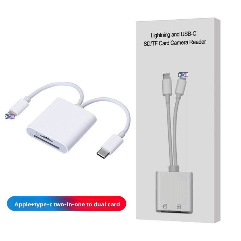 Type-C Multi-Function Card Reader for Android and Apple Devices