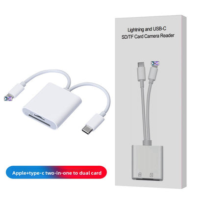 Type-C Multi-Function Card Reader for Android and Apple Devices