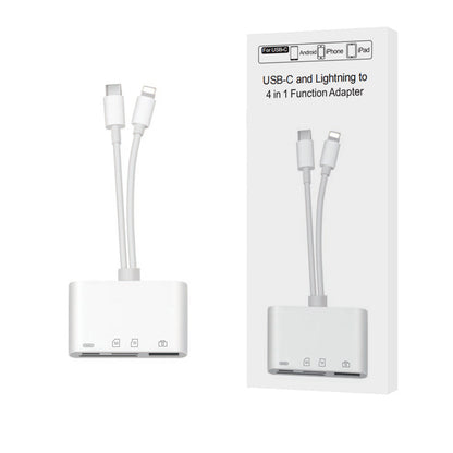 Type-C Multi-Function Card Reader for Android and Apple Devices