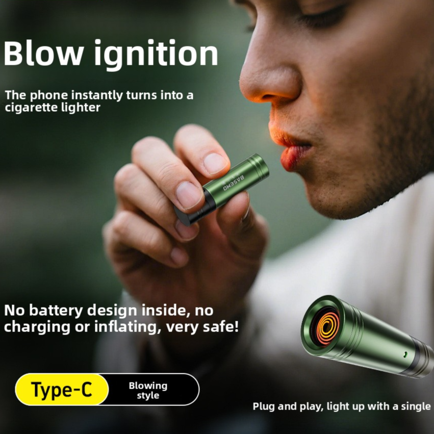 Type-C Rechargeable Portable Cigarette Lighter