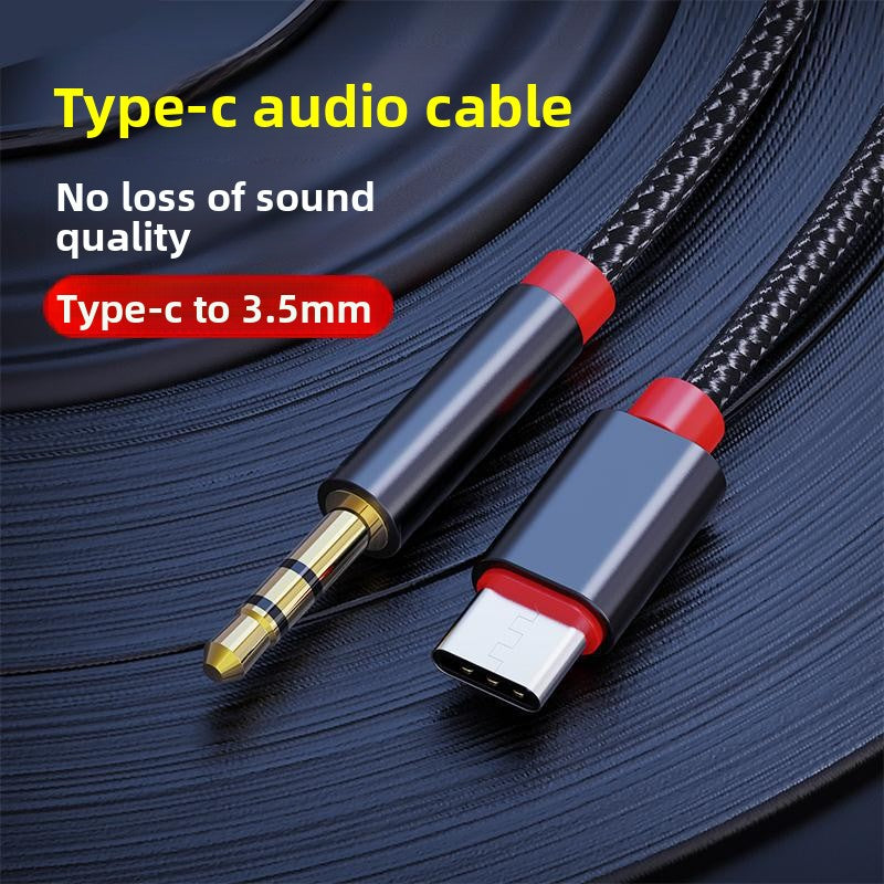 Type-C to 3.5mm Audio Cable for Huawei and Car AUX