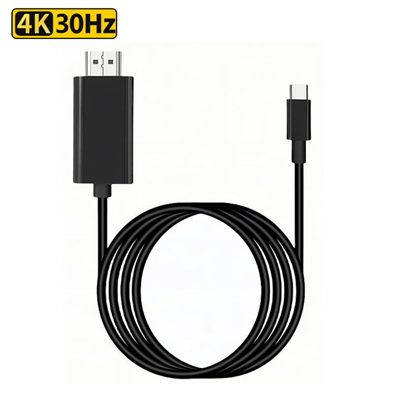 Type-C to HDMI Cable 4K HD Screen Mirroring Adapter