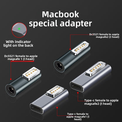 Type-C to MagSafe 2 Adapter for MacBook Charging Conversion
