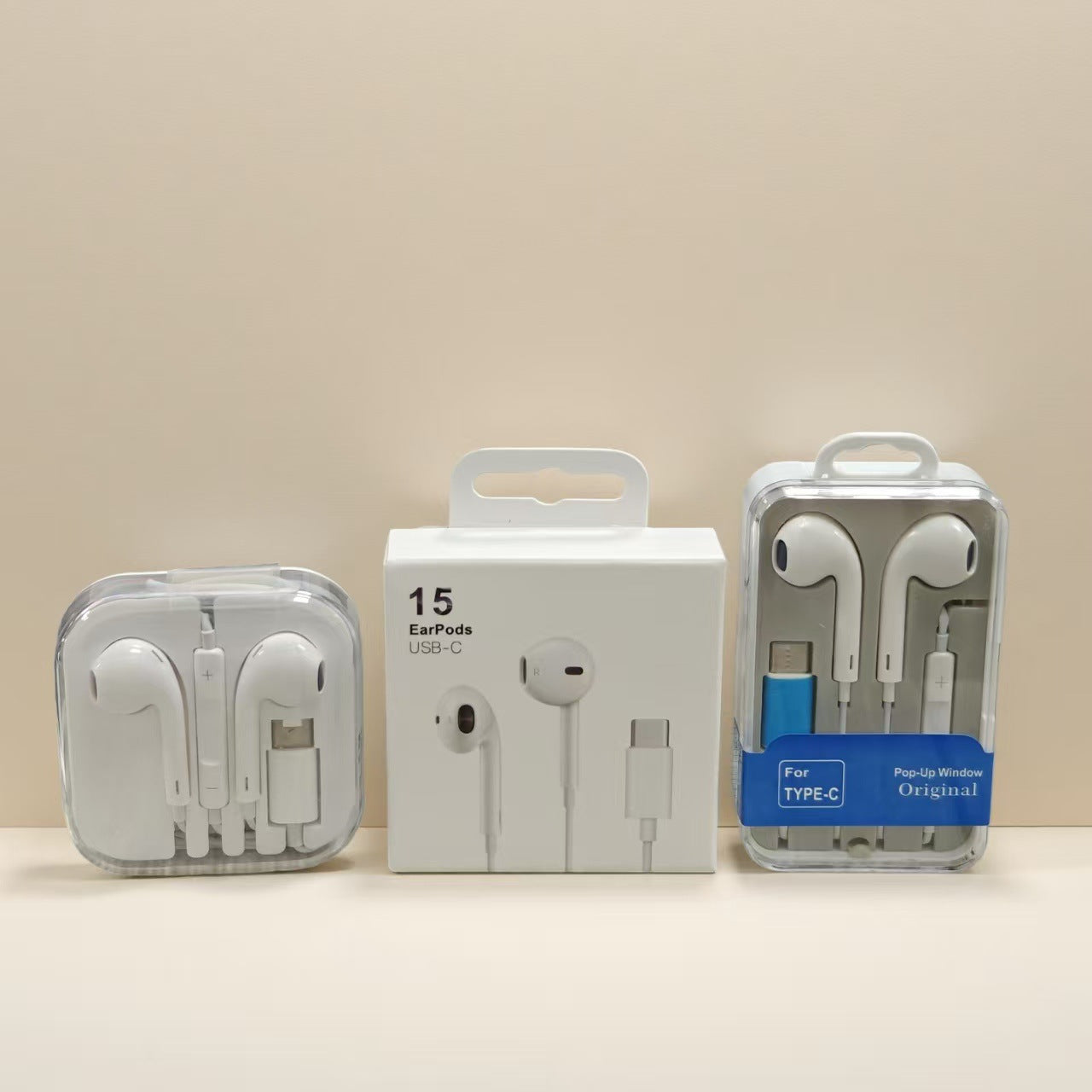 Type C Wired In-Ear Headphones with Microphone