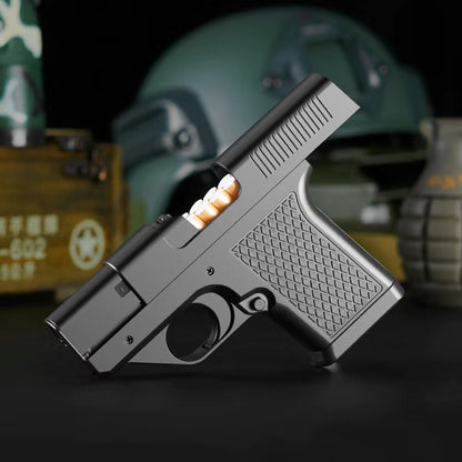 Type Windproof Lighter Cigarette Case