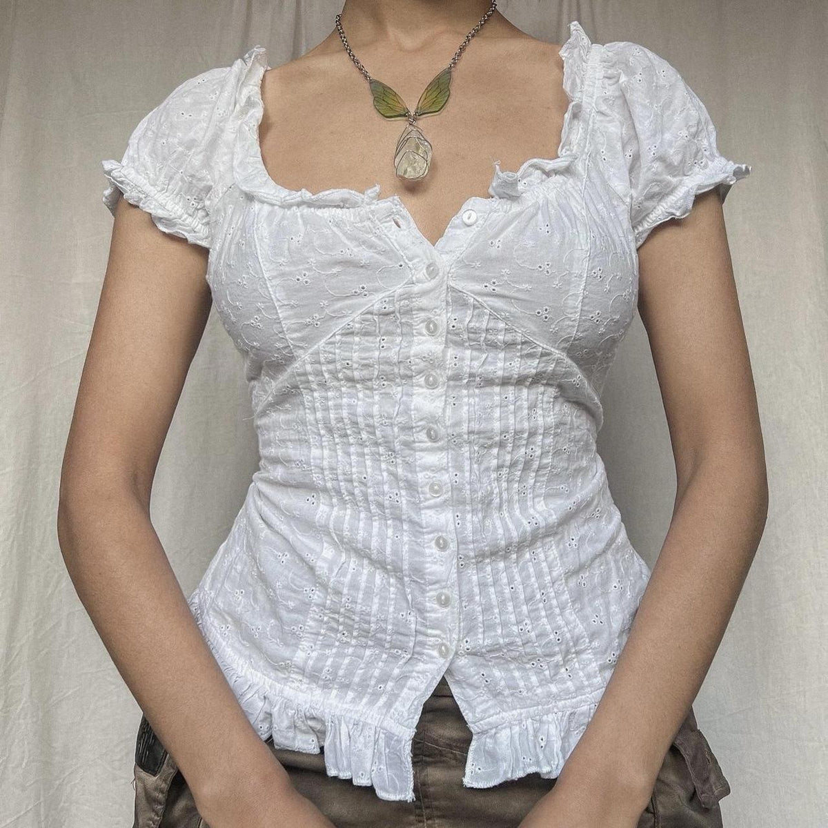 U-Neck Simple Shirt