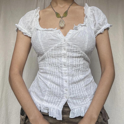 U-Neck Simple Shirt