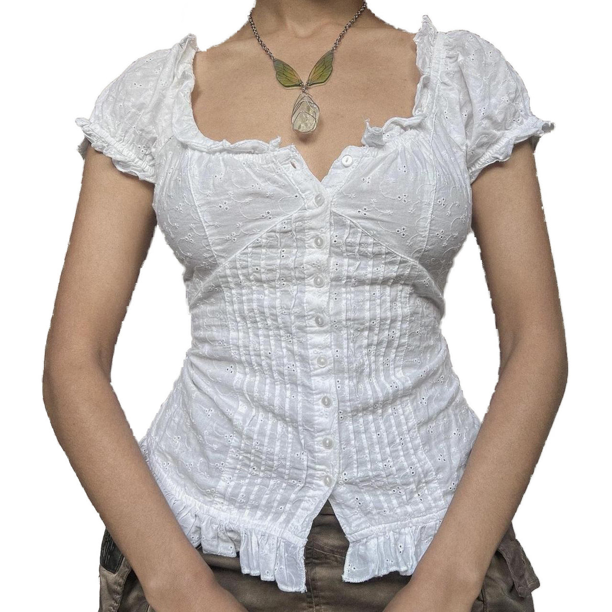 U-Neck Simple Shirt