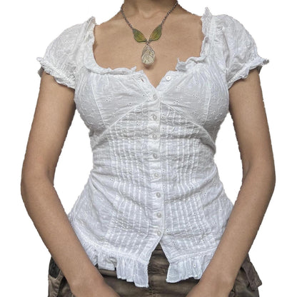 U-Neck Simple Shirt