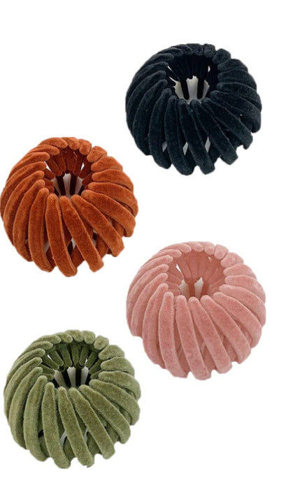 U Shape Hair Clips Flocking Hairpins