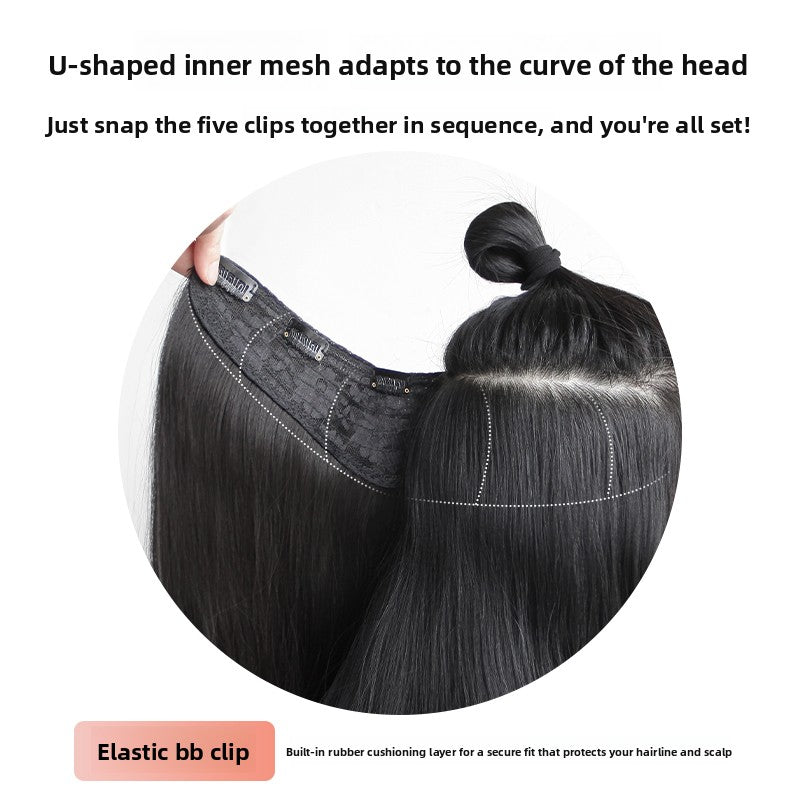U-Shaped Hairpiece for Volume Enhancement