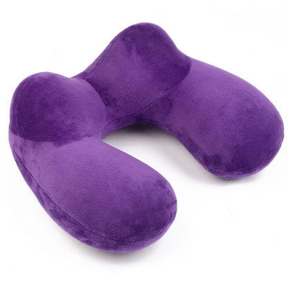 U-shaped Inflatable Travel Pillow
