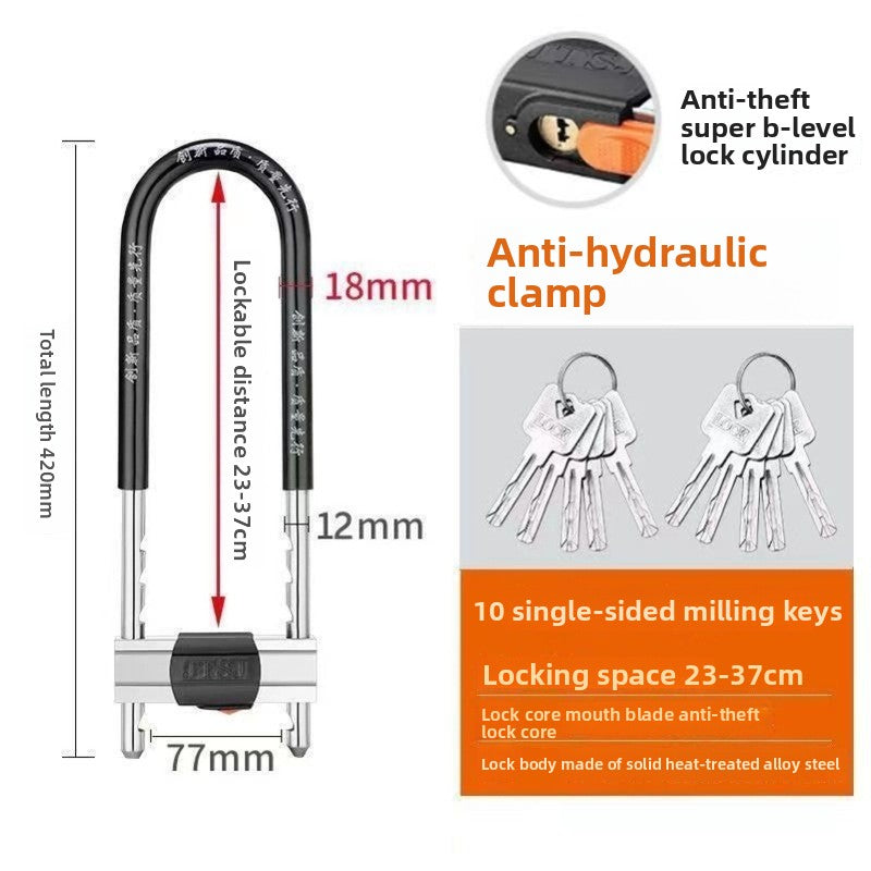 U-shaped lock