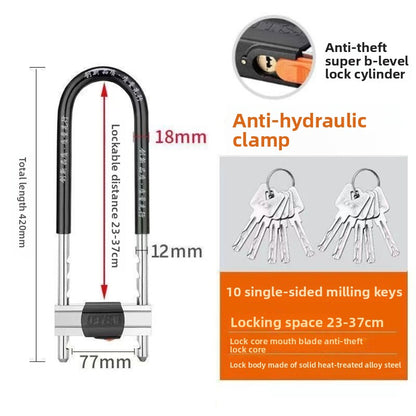 U-shaped lock