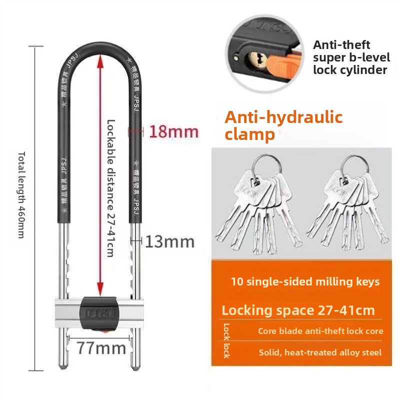 U-shaped lock