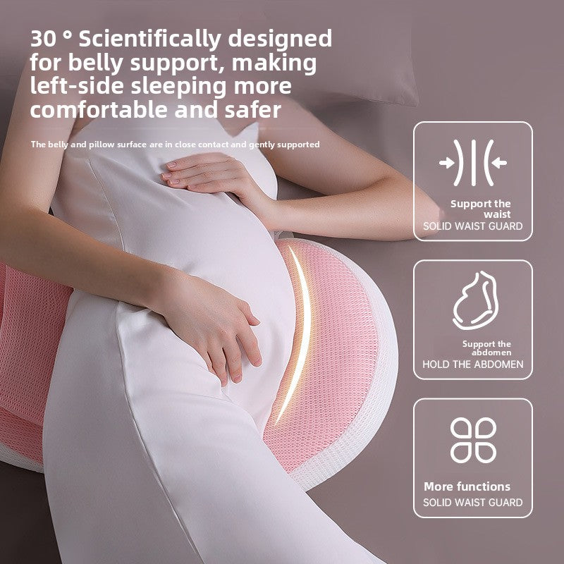 U-Shaped Maternity Pillow for Side Sleeping