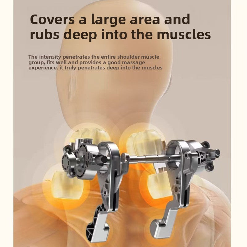 U-Shaped Neck and Shoulder Massager with Heat Therapy