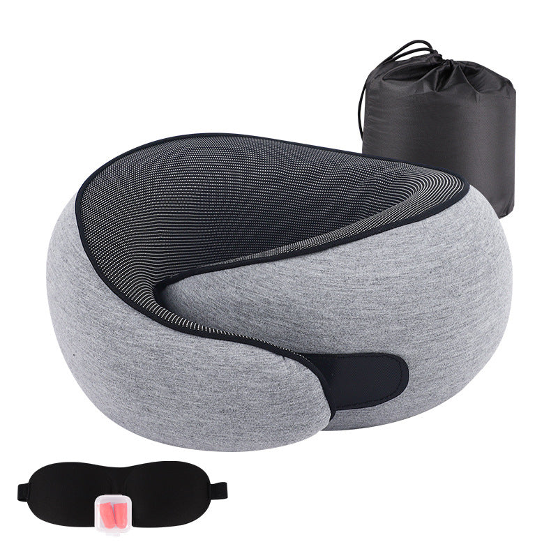 U-shaped neck support pillow