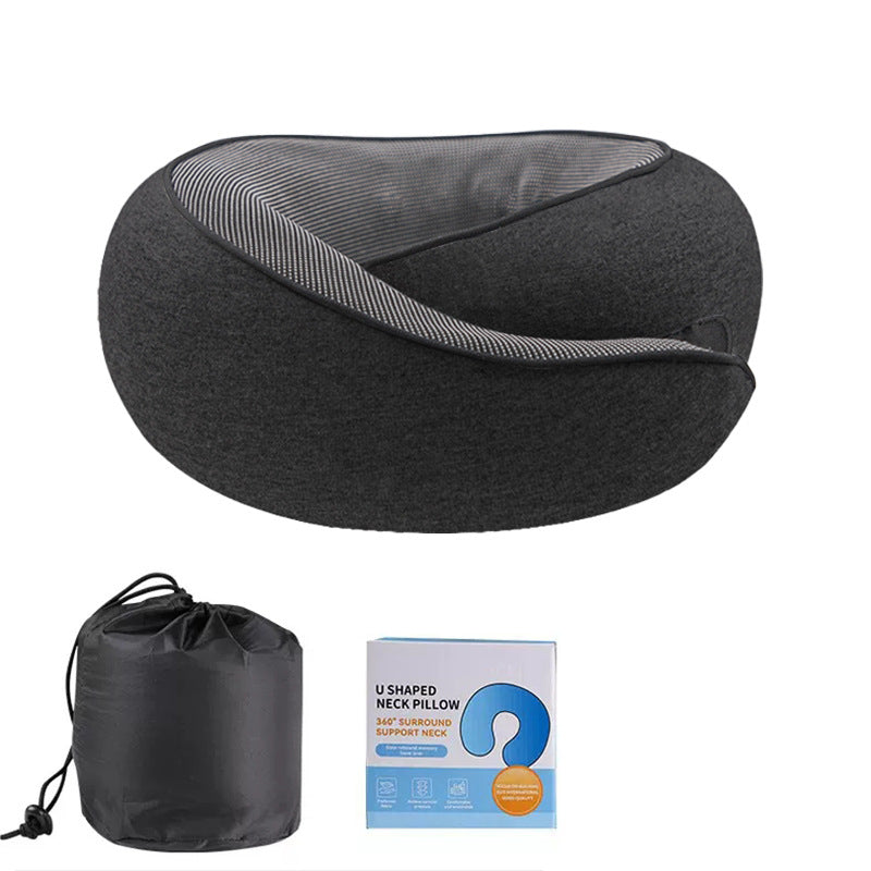 U-shaped neck support pillow