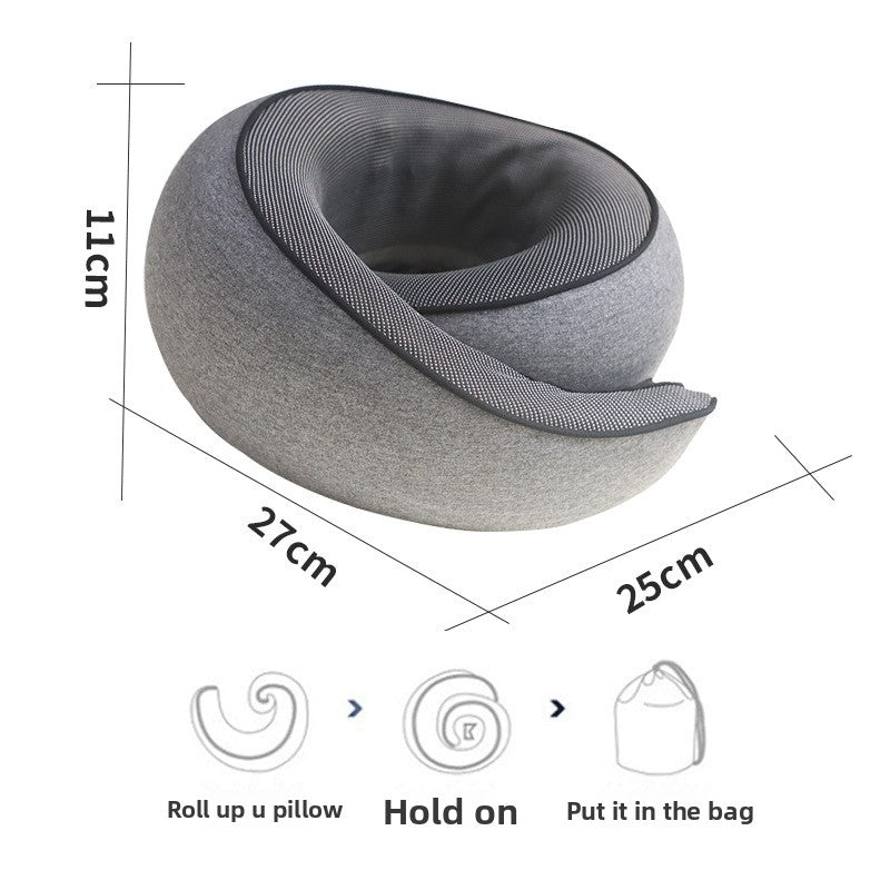 U-shaped neck support pillow