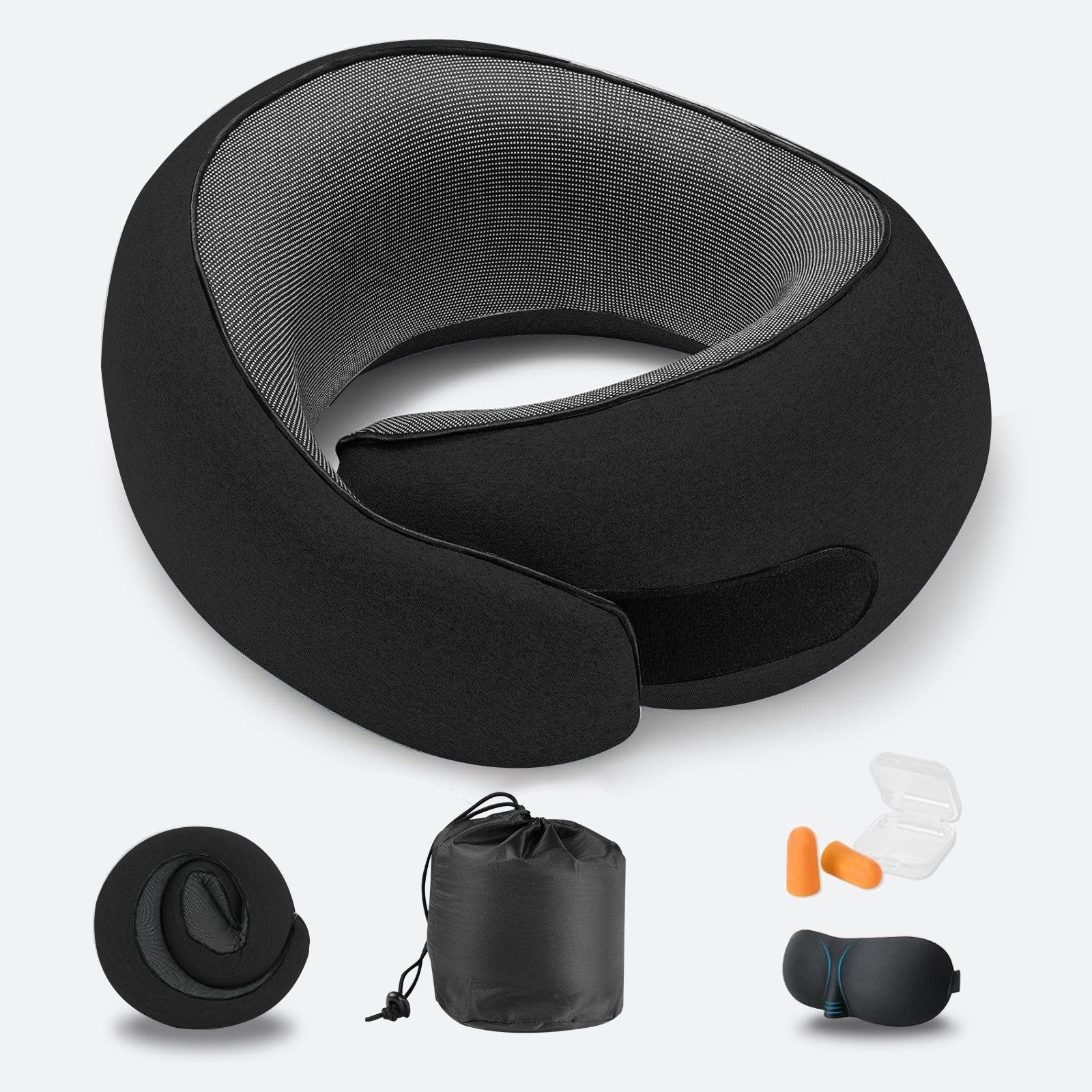 U-shaped neck support pillow